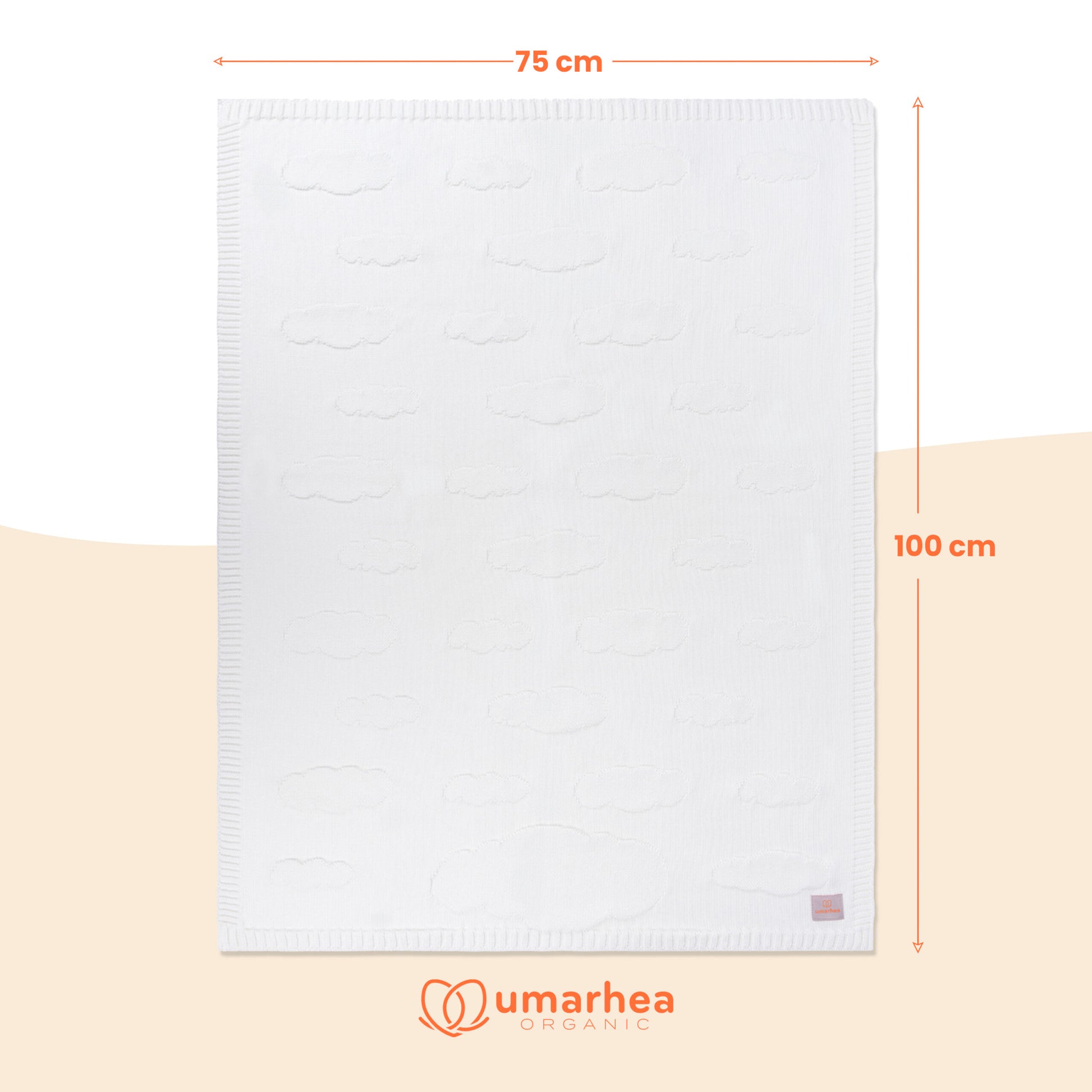 Perfect Umarhea Organic Cotton Baby Blanket Cloud