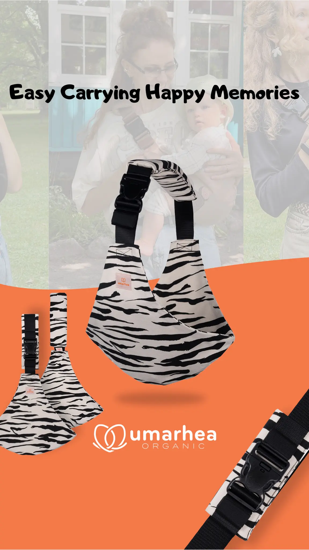 Toddler Carrier Model Zebra banner