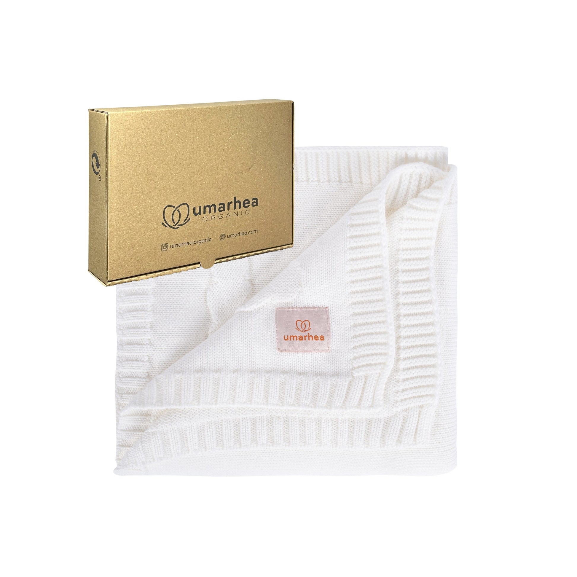 Perfect Umarhea Organic Cotton Baby Blanket Cloud