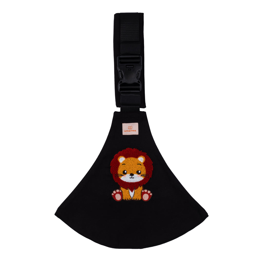 Toddler Carrier Embroidery Black Leon My Store