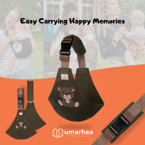 Toddler Carrier Green Little Bear Banner